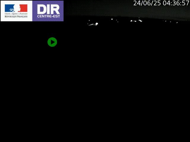 Webcam sur le contournement de Valence, sur la Nationale 7, caméra orientée vers Lyon