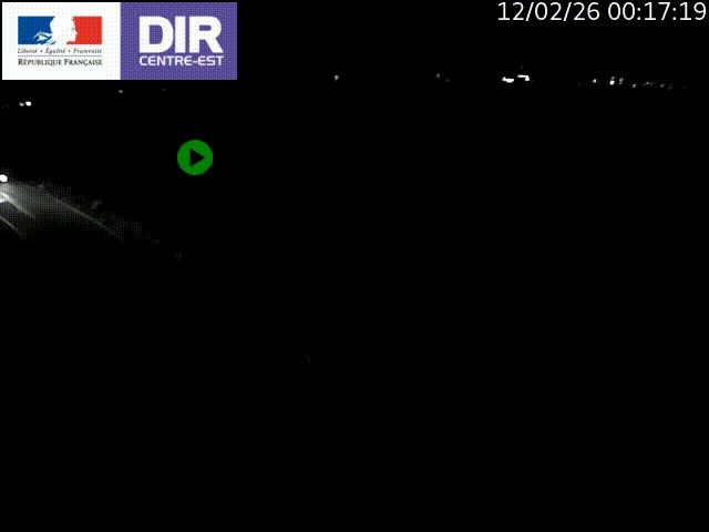 Webcam sur le contournement de Valence, sur la Nationale 7, caméra orientée vers Lyon