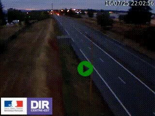 Webcam à Mably, à proximité de Roanne en direction de Moulins sur la N7