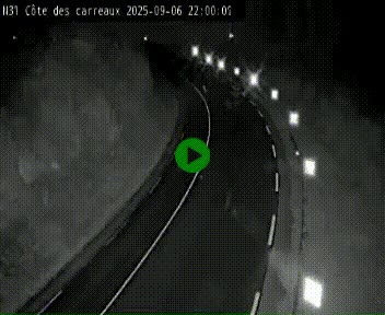 Webcam en haut de la Côte des Carreaux sur la N31 à Avesnes-en-Bray. Vue orientée vers Rouen