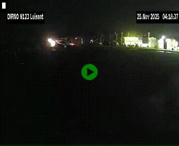 Webcam en périphérie de Chartres sur la N123, à hauteur de Luisant. Vue orientée vers Chartres