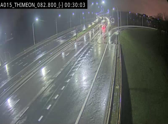 Caméra trafic Belgique - Thiméon - E42, jonction avec A54 (E420) direction La Louvière/Charleroi - BK 82.82