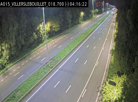 Webcam autoroute Belgique - Villers-le-Bouillet - E42 direction Liège - BK 18.7