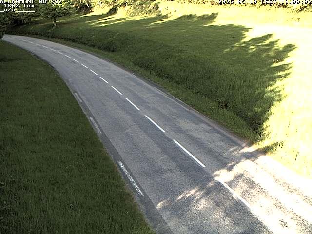 Webcam à Allarmont dans les Vosges, sur la RD392