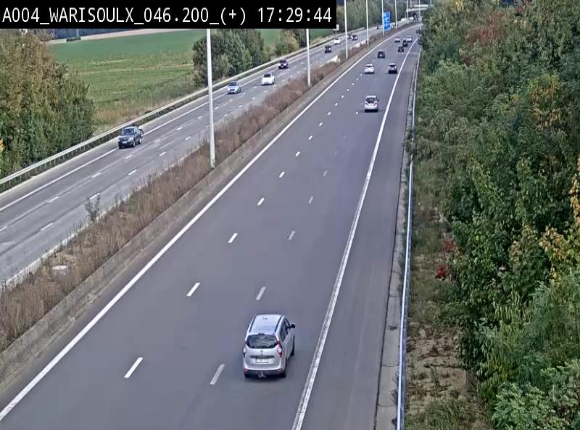 Webcam autoroute Belgique - Warissoulx - E411 - BK 46.2