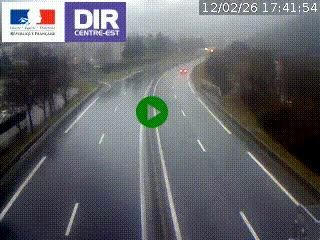 Caméra sur la Nationale 90 (N90) à La Léchère, en direction et à proximité d'Albertville
