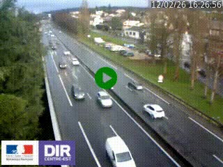Webcam routière à Le Chambon-Feugerolles sur la RN88 entre Firminy et Saint-Etienne