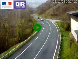 Caméra trafic sur la N90 à Bourg-Saint-Maurice, en provenance d'Aoste et en direction d'Albertville