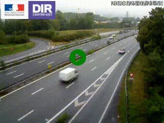 Caméra routière à hauteur de la sortie 15 Chambéry-centre au PK 4,103 en direction d'Albertville