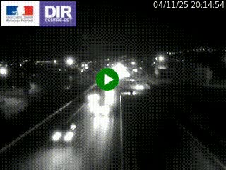 Caméra autoroute à Saint-Etienne (Les Littes) à hauteur du Ikea Saint-Etienne sur l'A72 en direction de Roanne