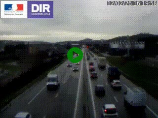 Caméra autoroute à Saint-Etienne (Les Littes) à hauteur du Ikea Saint-Etienne sur l'A72 en direction de Roanne