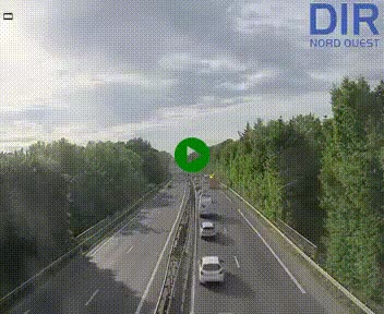 Webcam sur le périphérique de Caen (N814) à l'est de la ville, à Mondeville hauteur de la sortie 2, Presqu'île-Rives de l'Orne, au bout de l'autoroute A13
