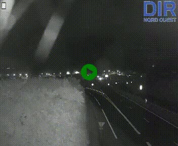Webcam au début de l'A84 sur le périphérique Ouest de Caen (N814) à hauteur de la sortie 9, Porte de Bretagne