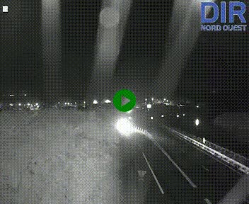 Webcam au début de l'A84 sur le périphérique Ouest de Caen (N814) à hauteur de la sortie 9, Porte de Bretagne