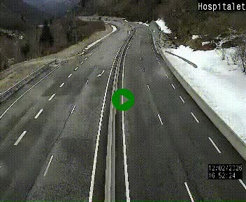 Webcam L'Hospitalet-près-l'Andorre sur N20, en direction d'Andorre