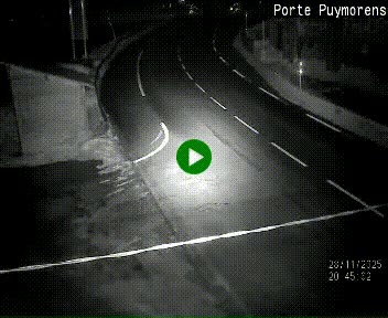 Webcam Col du Puymorens sur N320, en direction de Pas de la Casa (Andorre)