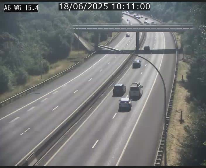 Traffic live webcam Luxembourg Capellen - A6 - BK 15.4 - direction Luxembourg/France/Allemagne