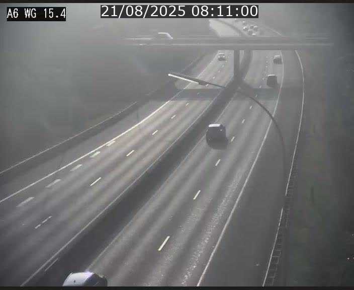 Traffic live webcam Luxembourg Capellen - A6 - BK 15.4 - direction Luxembourg/France/Allemagne