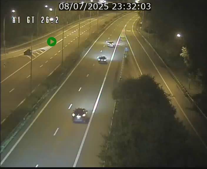 Traffic live webcam Luxembourg Grevenmacher - A1 direction Allemagne - BK 26.2