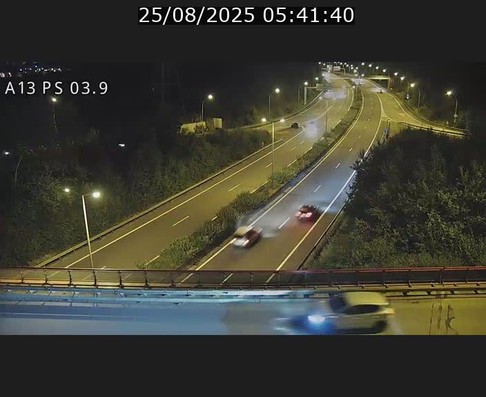 Traffic live webcam Luxembourg Differdange - A13 direction Esch-sur-Alzette - BK 3.9
