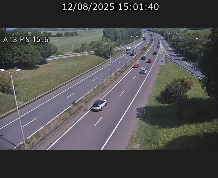 Traffic live webcam Luxembourg Kayl - A13 direction Dudelange - BK 15.6