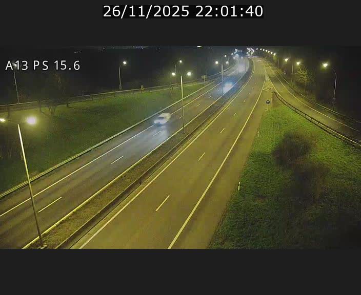 Traffic live webcam Luxembourg Kayl - A13 direction Dudelange - BK 15.6