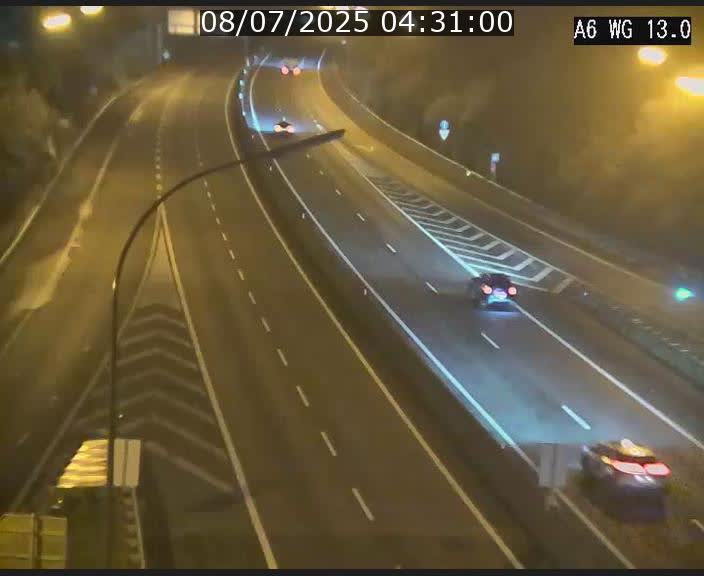 Traffic live webcam Luxembourg Mamer - A6 - BK 13 - direction Luxembourg/France/Allemagne