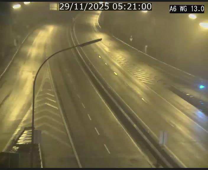 Traffic live webcam Luxembourg Mamer - A6 - BK 13 - direction Luxembourg/France/Allemagne