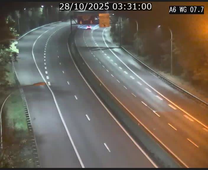 Traffic live webcam Luxembourg - Bridel - A6 - BK 7.7 - direction Belgique
