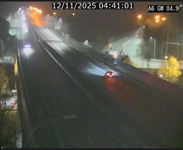 Traffic live webcam Luxembourg Croix de Cessange - A6 - BK 4.9 - direction Belgique