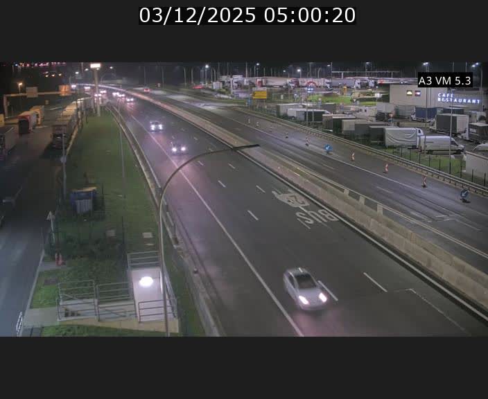 Traffic live webcam Luxembourg Aire de Berchem - A3 - BK 5 - direction France