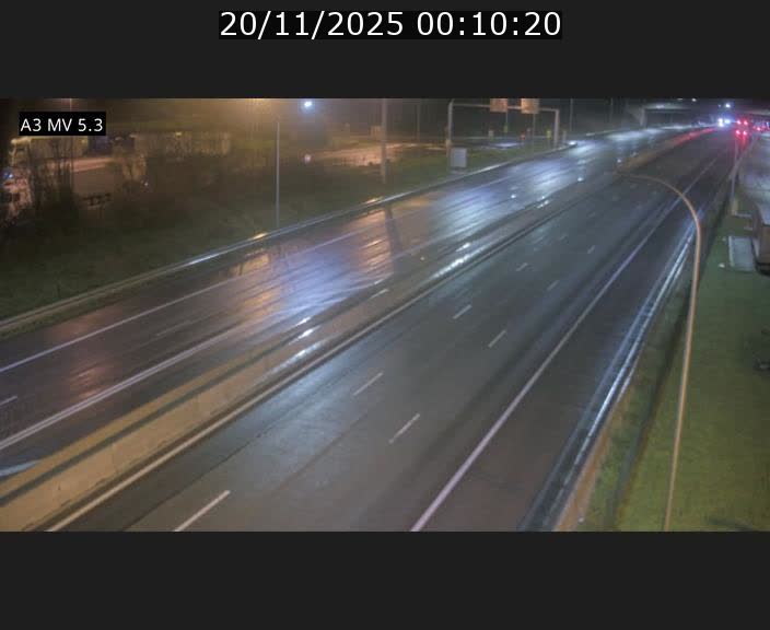 Webcam à l'Aire de Berchem au Luxembourg sur l'A3. Vue orientée vers la France