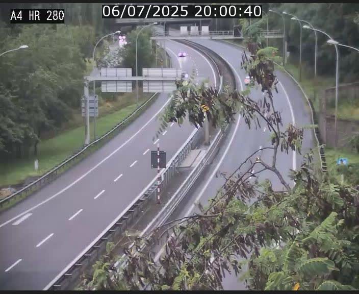 Webcam traffic A4 Luxembourg - BK 0.2 - P+R Bouillon (direction Luxembourg)