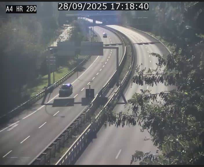 Webcam traffic A4 Luxembourg - BK 0.2 - P+R Bouillon (direction Luxembourg)