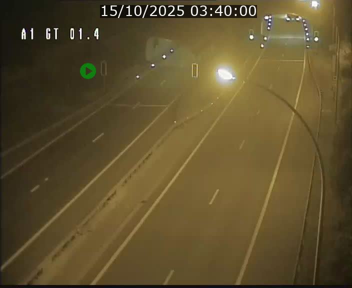 Traffic live webcam Luxembourg Hesperange - A1 direction Kirchberg - BK 1.4