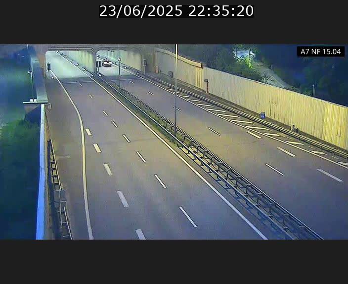 Caméra trafic Luxembourg - A7, Tunnel Mersch, entrée sud, direction Ettelbruck