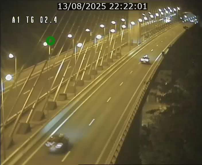Traffic live webcam Luxembourg Sandweiler - A1 direction Luxembourg-ville - BK 2.4