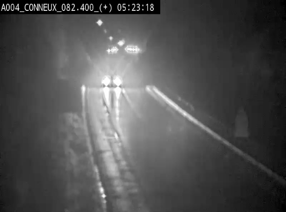 Webcam à hauteur de Conneux sur l'E411 en direction du sud de la Belgique