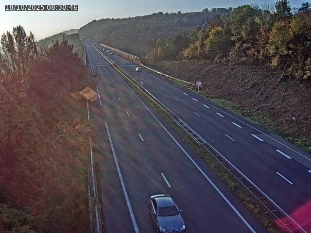 Caméra autoroute France - A30, Hayange direction Metz