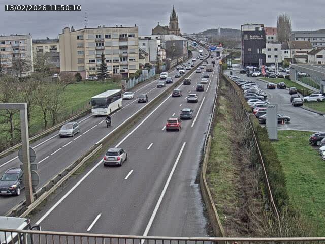 Caméra autoroute France - A31, Thionville direction Metz