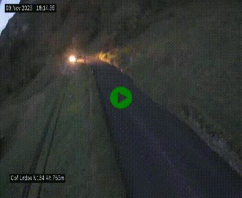 Webcam dans les Pyrénées Atlantique au niveau du col d'Urdos et du fort du Pourtalet sur la N134, en direction du Col et du tunnel du Somport, à 765 mètres d'altitude