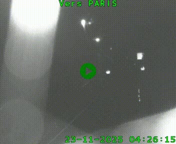 Caméra routière sur l'autoroute A20 à Bessines-sur-Gartempe. Vue orientée vers Paris