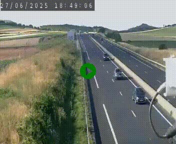 Caméra autoroute A75 à hauteur de Le Crest, en direction de Montpellier