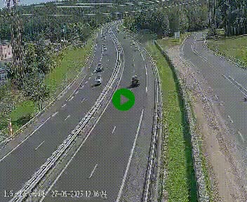 Caméra autoroute A75 à hauteur du col du rocher blanc en direction de Montpellier