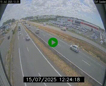 Webcam sur la N165 à hauteur de Caudan, dans le Morbihan.