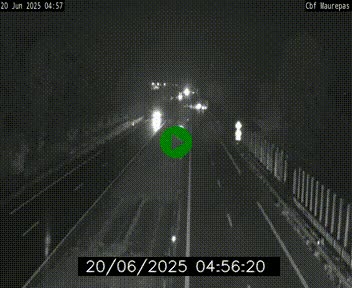 Webcam sur le périphérique de Rennes (N136) à hauteur de Maurepas, au nord de la ville