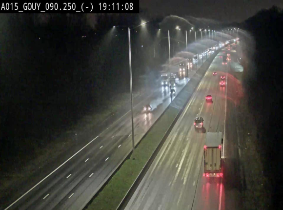 Webcam autoroute Belgique - Gouy-lez-piéton - E42 - BK 90.3