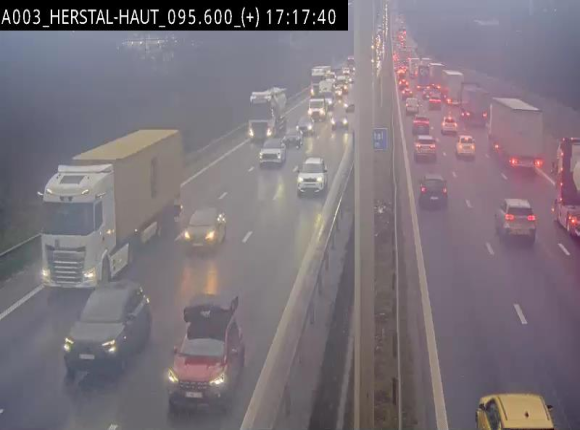 Webcam autoroute Belgique - Herstal - E40 direction Aix-la-Chapelle - BK 97
