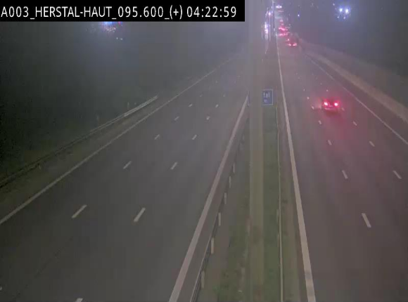 Webcam autoroute Belgique - Herstal - E40 direction Aix-la-Chapelle - BK 97