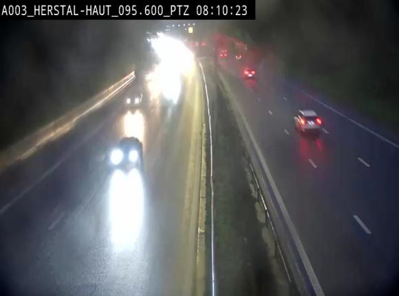 Webcam E40 à Herstal en direction de Liège et en provenance d'Aachen